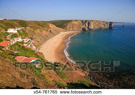 Stock Photography - Praia da Arrifana, Aljezur, Parque Natural do SW Alentejano e Costa Vicentina, Algarve, Portugal. Fotosearch