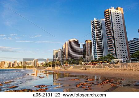 Praia de Meireles beach, Fortaleza, CearB, Brazil View Large Photo Image Stock Image - Praia de Meireles beach, Fortaleza, CearB, Brazil. Fotosearch
