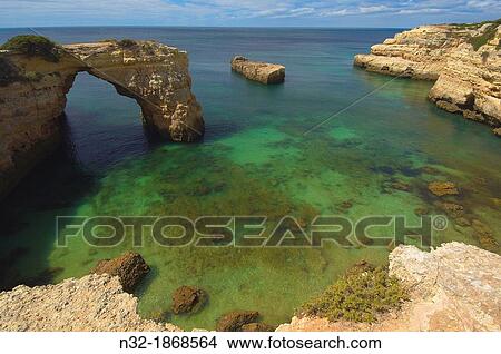 Praia do Albandeira, Albandeira Beach, Arma? ao de Pera, Algarve, Portugal View Large Photo Image Picture - Praia do Albandeira, Albandeira Beach, Arma? ao de Pera, Algarve, Portugal. Fotosearch