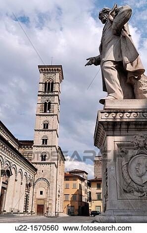 Prato (Italy): the Cathedral of Santo Stefano and the monument of Giuseppe Mazzini View Large Photo Image Stock Image - Prato (Italy): the Cathedral of Santo Stefano and the monument of Giuseppe Mazzini. Fotosearch