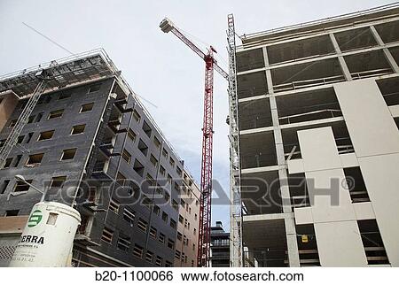 Prefabricated sections of wall, building fa? ade, construction of subsidised housing, Riberas de Loyola neighbourhood, San Sebastian, Guipuzcoa, Basque Country, Spain View Large Photo Image Stock Photograph - Prefabricated sections of wall, building fa? ade, construction of subsidised housing, Riberas de Loyola neighbourhood, San Sebastian, Guipuzcoa, Basque Country, Spain. Fotosearch