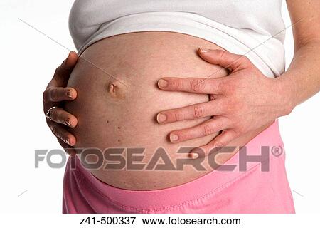 Pregnant belly View Large Photo Image Stock Photo - Pregnant belly. Fotosearch