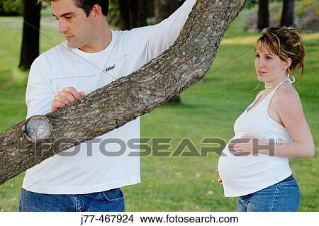 Pregnant couple View Large Photo Image Picture - Pregnant couple. Fotosearch