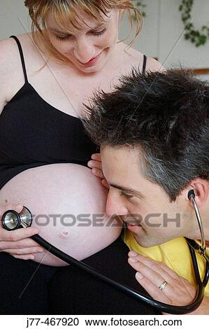 Pregnant couple View Large Photo Image Stock Image - Pregnant couple. Fotosearch