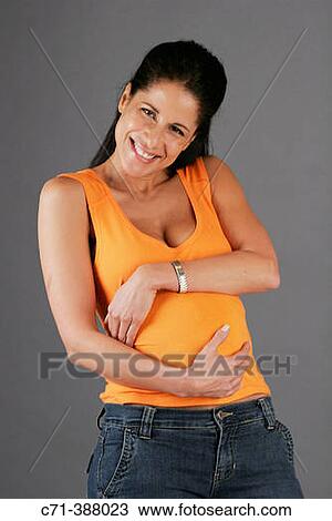 Pregnant Hispanic woman View Large Photo Image Stock Image - Pregnant Hispanic woman. Fotosearch