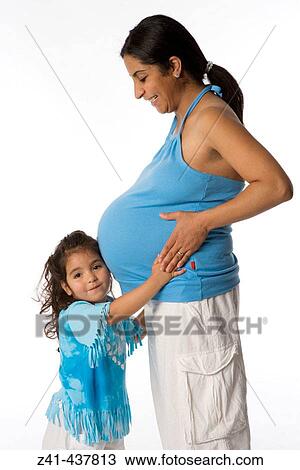 Pregnant of a second child View Large Photo Image Stock Image - Pregnant of a second child. Fotosearch