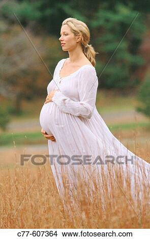 Picture - Pregnant woman. Fotosearch