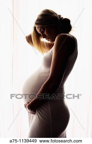 Pregnant woman View Large Photo Image Stock Photo - Pregnant woman. Fotosearch