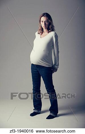 Pregnant woman. View Large Photo Image Stock Photograph - Pregnant woman.. Fotosearch