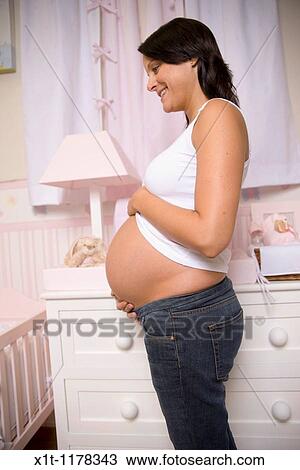 Stock Image - Pregnant women.. Fotosearch