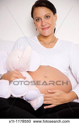 Stock Image - Pregnant women.. Fotosearch