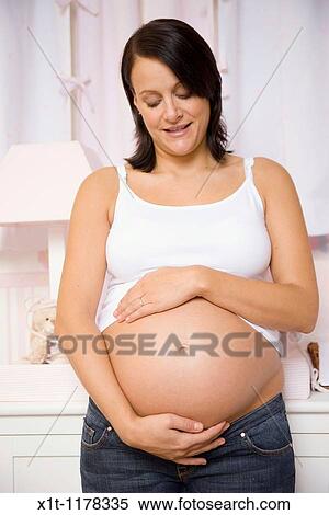 Pregnant women. View Large Photo Image Stock Photography - Pregnant women.. Fotosearch