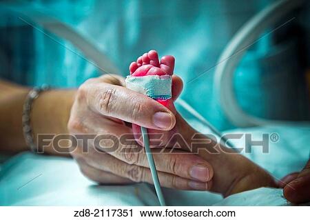 Premature in ICU. View Large Photo Image Stock Image - Premature in ICU.. Fotosearch