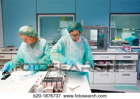 Preparation of drugs, Clean room, Pharmacy, Hospital Donostia, San Sebastian, Gipuzkoa, Basque Country, Spain View Large Photo Image Stock Photo - Preparation of drugs, Clean room, Pharmacy, Hospital Donostia, San Sebastian, Gipuzkoa, Basque Country, Spain. Fotosearch
