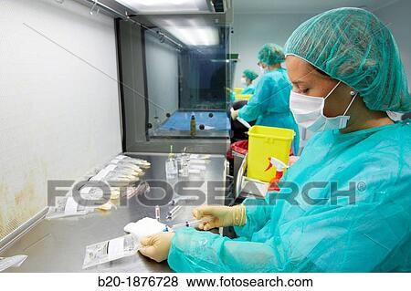 Preparation of drugs in laminar flow hood, epidural anesthesia, Clean room, Pharmacy, Hospital Donostia, San Sebastian, Gipuzkoa, Basque Country, Spain View Large Photo Image Stock Photo - Preparation of drugs in laminar flow hood, epidural anesthesia, Clean room, Pharmacy, Hospital Donostia, San Sebastian, Gipuzkoa, Basque Country, Spain. Fotosearch