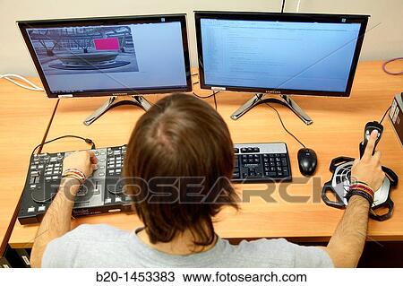 Preparing a scientific article on digital TV, digital TV and multimedia services, Vicomtech-IK4 Visual Interaction and Communication Technologies Centre, applied research centre for Interactive Computer Graphics and Multimedia View Large Photo Image Stock Image - Preparing a scientific article on digital TV, digital TV and multimedia services, Vicomtech-IK4 Visual Interaction and Communication Technologies Centre, applied research centre for Interactive Computer Graphics and Multimedia. Fotosearch