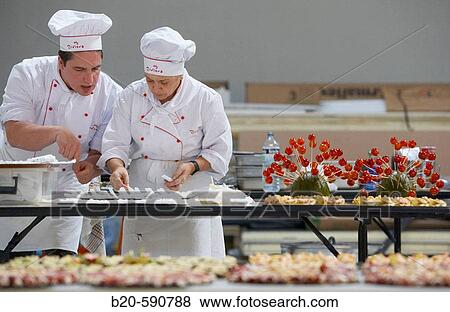 Preparing canapes, Divinus Catering, San Sebastian, Donostia, Gipuzkoa, Basque Country View Large Photo Image Stock Photo - Preparing canapes, Divinus Catering, San Sebastian, Donostia, Gipuzkoa, Basque Country. Fotosearch