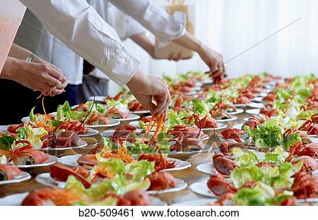 Preparing dishes. Lobster salad. Gastronomical Society, Donostia, San SebastiBn, Gipuzkoa, Euskadi. Spain. View Large Photo Image Stock Image - Preparing dishes. Lobster salad. Gastronomical Society, Donostia, San SebastiBn, Gipuzkoa, Euskadi. Spain.. Fotosearch