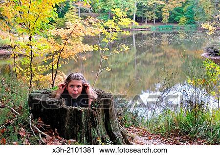 preteen coming out of a tree stump beside the Vilpert ponds around Saint-Leger-en-Yvelines, Forest of Rambouillet, Yvelines department, Ile-de-France region, France, Europe. View Large Photo Image Stock Image - preteen coming out of a tree stump beside the Vilpert ponds around Saint-Leger-en-Yvelines, Forest of Rambouillet, Yvelines department, Ile-de-France region, France, Europe.. Fotosearch