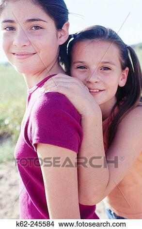 Picture - Preteen girls. Fotosearch