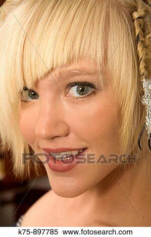 Pretty blonde portrait View Large Photo Image Stock Photography - Pretty blonde portrait. Fotosearch