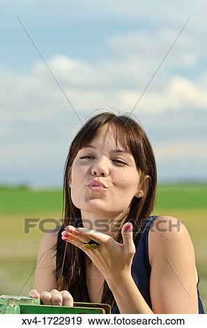 Pretty girl enjoy in the ruralscape, Aragon, Spain View Large Photo Image Stock Photo - Pretty girl enjoy in the ruralscape, Aragon, Spain. Fotosearch