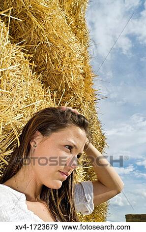Pretty girl enjoy in the ruralscape, Aragon, Spain View Large Photo Image Stock Photo - Pretty girl enjoy in the ruralscape, Aragon, Spain. Fotosearch