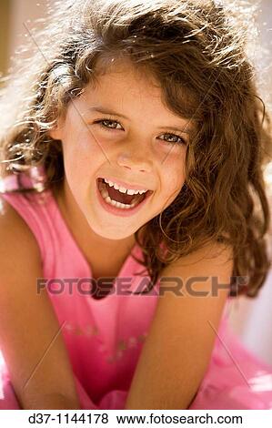 Pretty girl laughing View Large Photo Image Stock Photo - Pretty girl laughing. Fotosearch