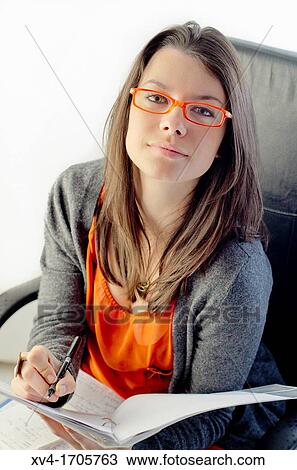 Pretty girl smile and look at camera View Large Photo Image Stock Image - Pretty girl smile and look at camera. Fotosearch