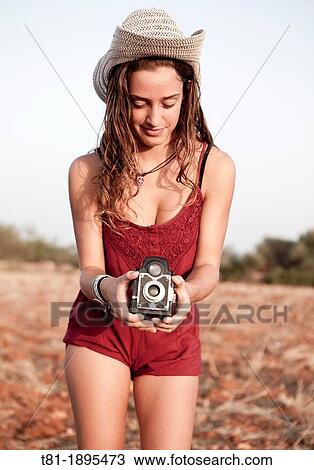 pretty girl taking pictures, pretty girl taking pictures View Large Photo Image Stock Image - pretty girl taking pictures, pretty girl taking pictures. Fotosearch