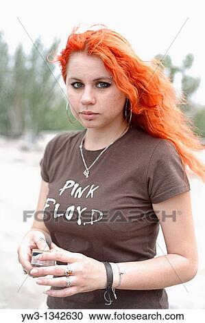 pretty redhead girl View Large Photo Image Stock Image - pretty redhead girl. Fotosearch