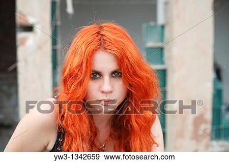 Stock Photo - pretty redhead girl. Fotosearch