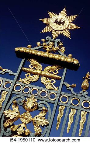 Stock Image - Preussia star at the Charlottenburg Palace in Berlin. Fotosearch