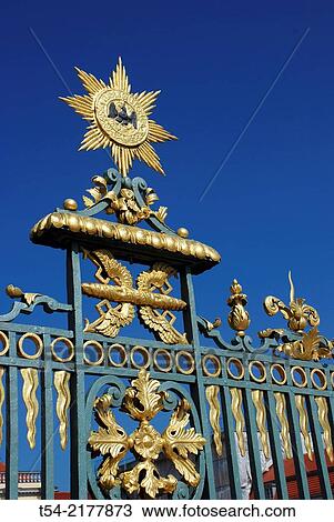 Stock Image - Preussia star at the Charlottenburg Palace in Berlin. Fotosearch
