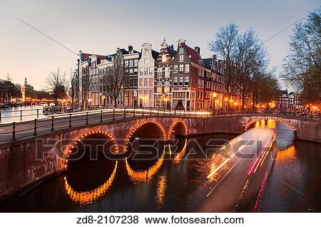 prinsengracht with leidsegracht in old town. amsterdam. View Large Photo Image Stock Photo - prinsengracht with leidsegracht in old town. amsterdam.. Fotosearch