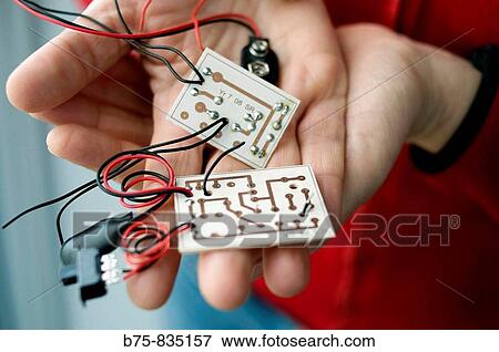 Printed circuit board, PCB. Mechanically support and electrically connect electronic components using conductive pathways, or traces. View Large Photo Image Stock Photo - Printed circuit board, PCB. Mechanically support and electrically connect electronic components using conductive pathways, or traces.. Fotosearch