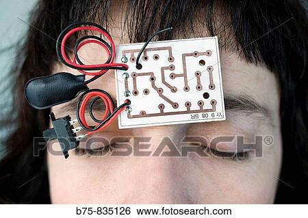Stock Photograph - Printed circuit board, PCB. Mechanically support and electrically connect electronic components using conductive pathways, or traces.. Fotosearch