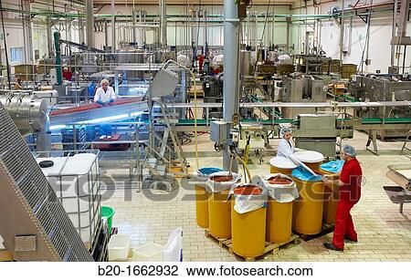Production line of canned vegetables and beans in glass bottle, Cooked Tomato, Canning Industry, Agri-food, Gutarra, Grupo Riberebro, Villafranca, Navarra, Spain View Large Photo Image Stock Image - Production line of canned vegetables and beans in glass bottle, Cooked Tomato, Canning Industry, Agri-food, Gutarra, Grupo Riberebro, Villafranca, Navarra, Spain. Fotosearch