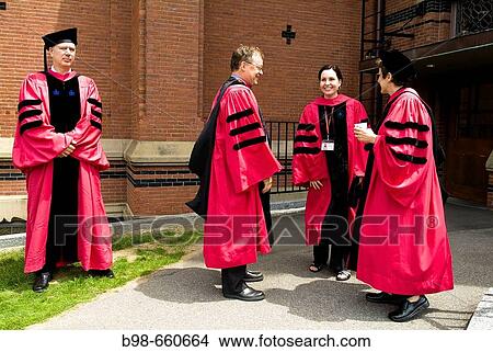 Professors smiling on graduation day at Harvard University, Massachusetts, USA View Large Photo Image Picture - Professors smiling on graduation day at Harvard University, Massachusetts, USA. Fotosearch
