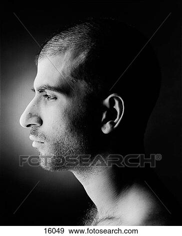 Profile of a man View Large Photo Image Stock Photo - Profile of a man. Fotosearch