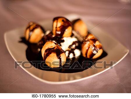Profiteroles, desert View Large Photo Image Stock Photography - Profiteroles, desert. Fotosearch