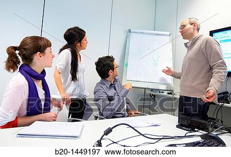 Stock Photo - Project conclusion meeting, meeting room, smart systems for transportation and engineering, Vicomtech-IK4 Visual Interaction and Communication Technologies Centre. Fotosearch