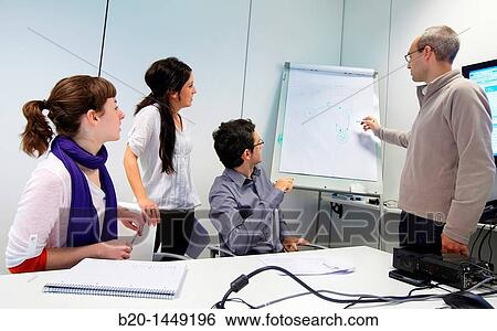 Stock Photograph - Project conclusion meeting, meeting room, smart systems for transportation and engineering, Vicomtech-IK4 Visual Interaction and Communication Technologies Centre. Fotosearch