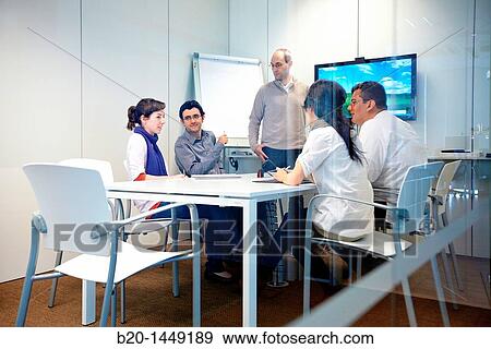 Project meeting, smart systems for transportation and engineering, Vicomtech-IK4 Visual Interaction and Communication Technologies Centre View Large Photo Image Stock Photo - Project meeting, smart systems for transportation and engineering, Vicomtech-IK4 Visual Interaction and Communication Technologies Centre. Fotosearch