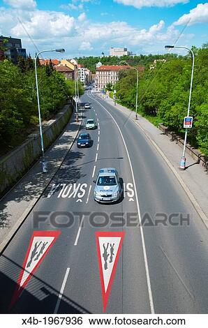 Prokopova street Zizkov district Prague city Czech Republic Europe. View Large Photo Image Stock Photograph - Prokopova street Zizkov district Prague city Czech Republic Europe.. Fotosearch