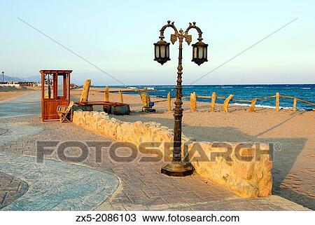 Promenade of Dahab - Sinai Peninsula, Egypt. View Large Photo Image Stock Image - Promenade of Dahab - Sinai Peninsula, Egypt.. Fotosearch