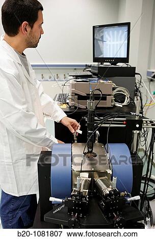 Stock Photo - Property characterization of nanodevices in probe station, advanced physical characterization laboratory, Probe station, CIC nanoGUNE, Nanoscience Cooperative Research Center, San Sebastian, Gipuzkoa, Euskadi, Spain. Fotosearch