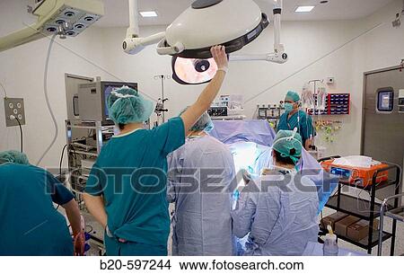 Picture - Prostate operation, urology operation room. Hospital de Zumarraga, Gipuzkoa, Euskadi, Spain. Fotosearch