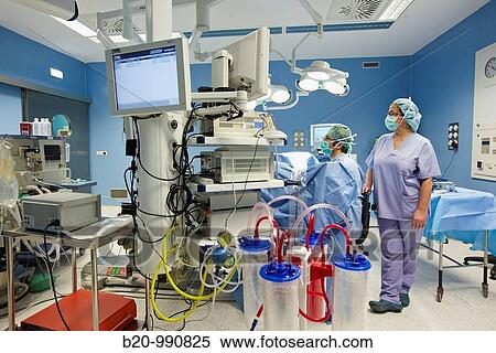 Stock Photography - Prostate surgery, bipolar TURP (transurethral resection of the prostate), urology. Hospital Policlinica Gipuzkoa, San Sebastian, Donostia, Euskadi, Spain. Fotosearch