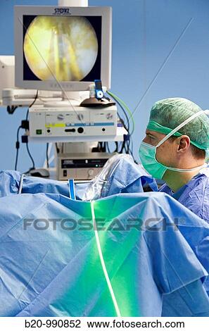 Prostate surgery using a green laser, urology. Hospital Policlinica Gipuzkoa, San Sebastian, Donostia, Euskadi, Spain View Large Photo Image Stock Image - Prostate surgery using a green laser, urology. Hospital Policlinica Gipuzkoa, San Sebastian, Donostia, Euskadi, Spain. Fotosearch